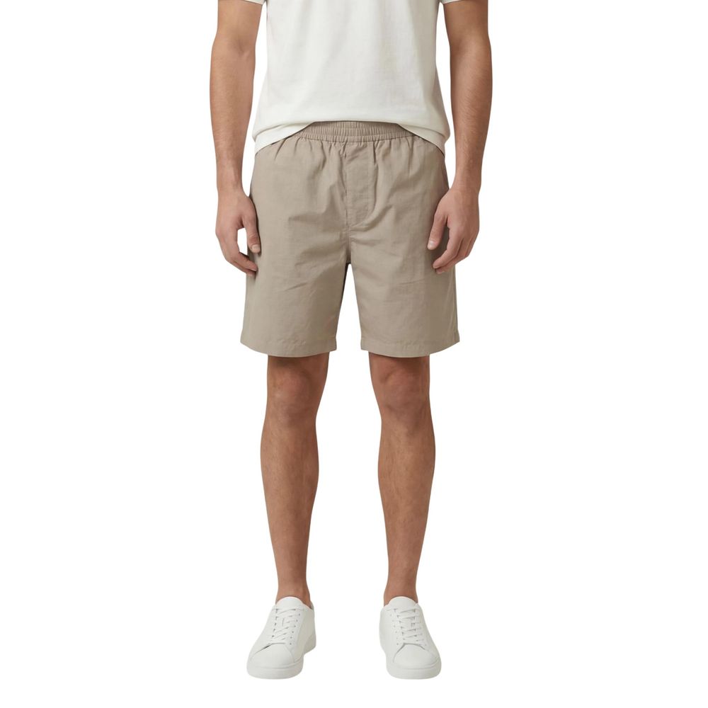 Beige Baumwollshorts Knielang Armani Exchange