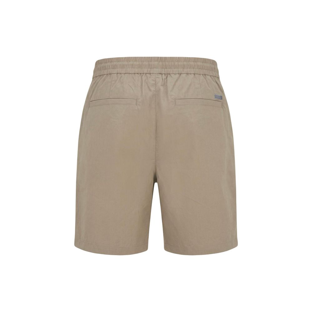 Beige Baumwollshorts Knielang Armani Exchange