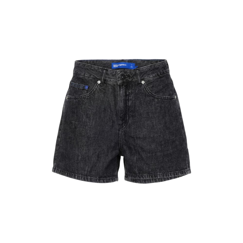 Schwarze Denim-Shorts Karl Lagerfeld