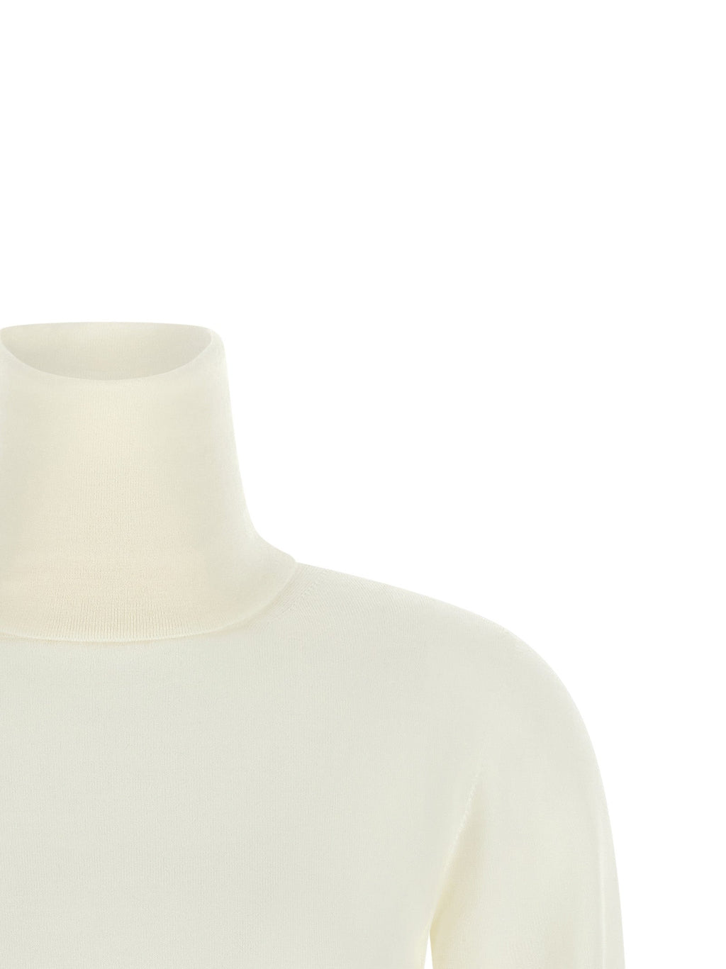 Weiße Strickjacke aus reiner Schurwolle Max Mara