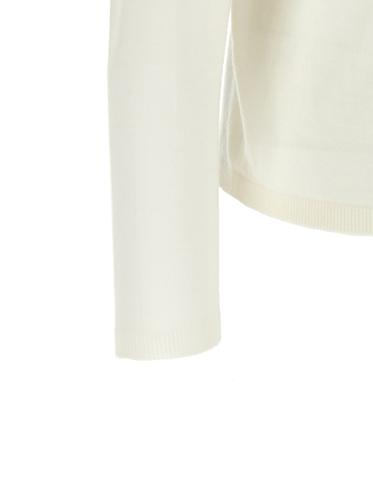 Weiße Strickjacke aus reiner Schurwolle Max Mara