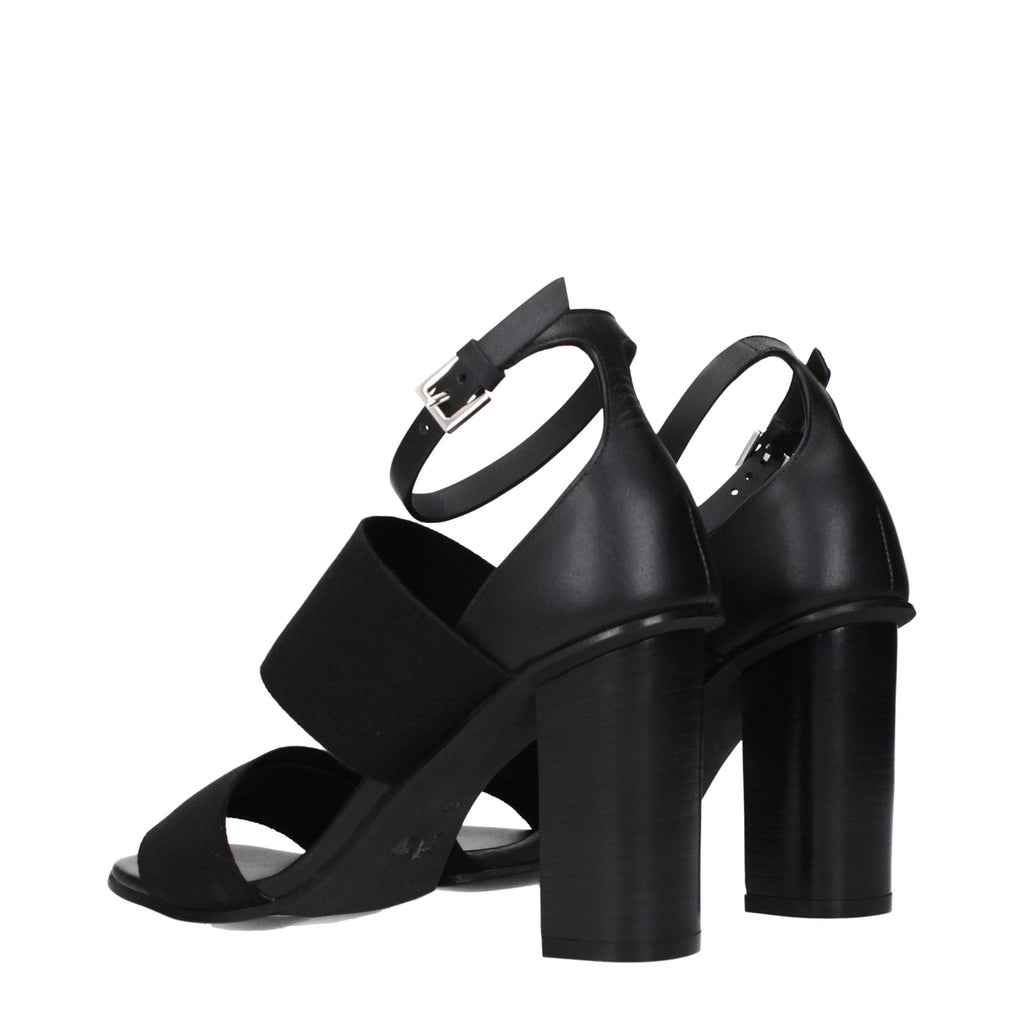 Schwarze Plateau-Sandalen aus Stoff Max Mara