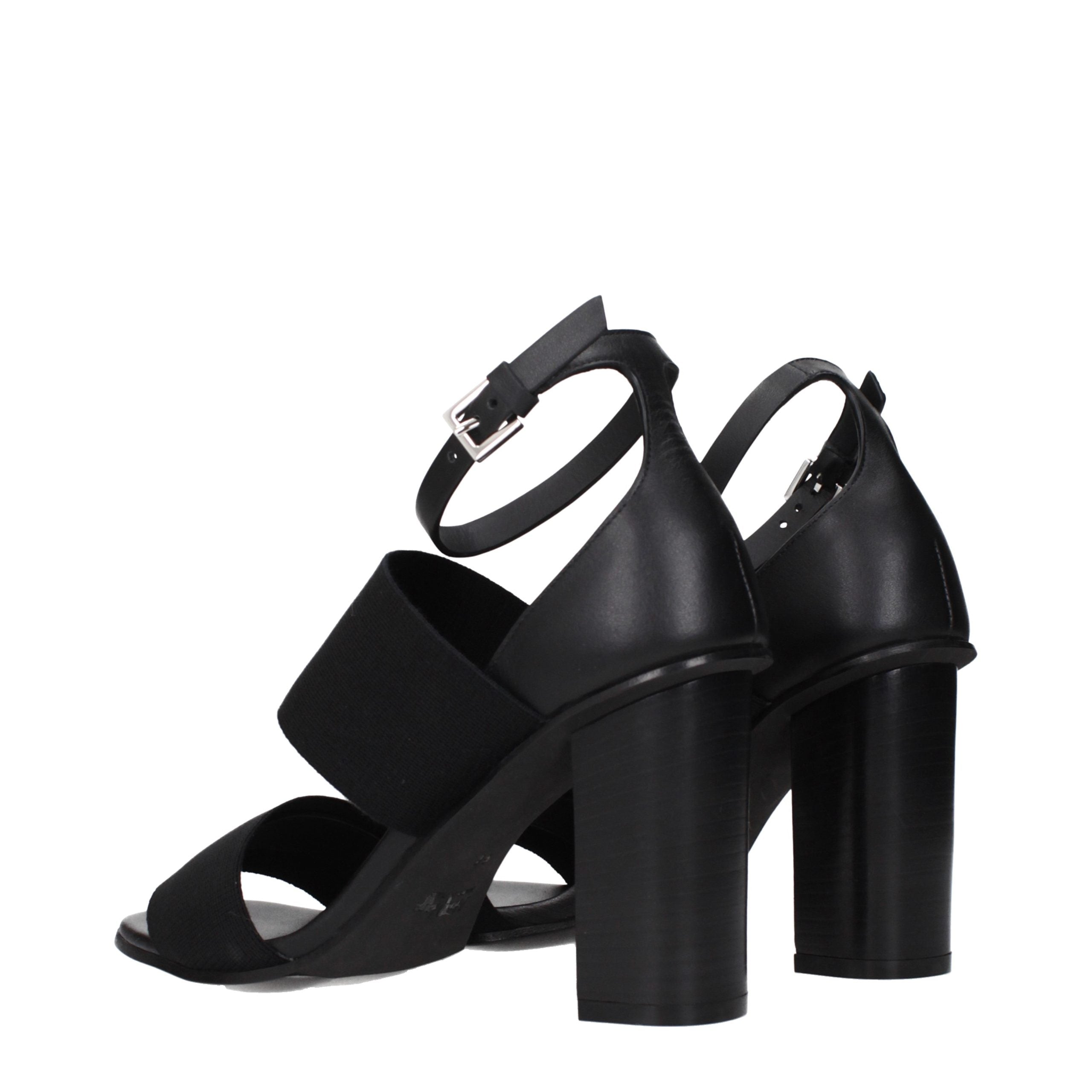 Schwarze Plateau-Sandalen aus Stoff Max Mara