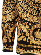 Seidenbluse in Gold Versace