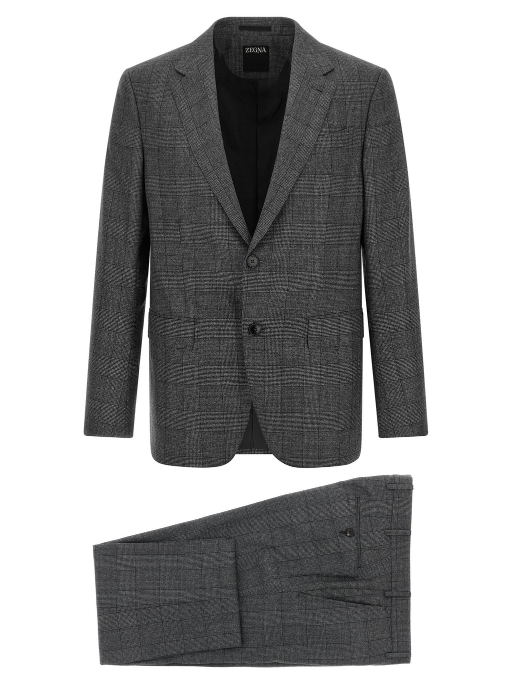Grauer Woll-Zweiteiler ZEGNA
