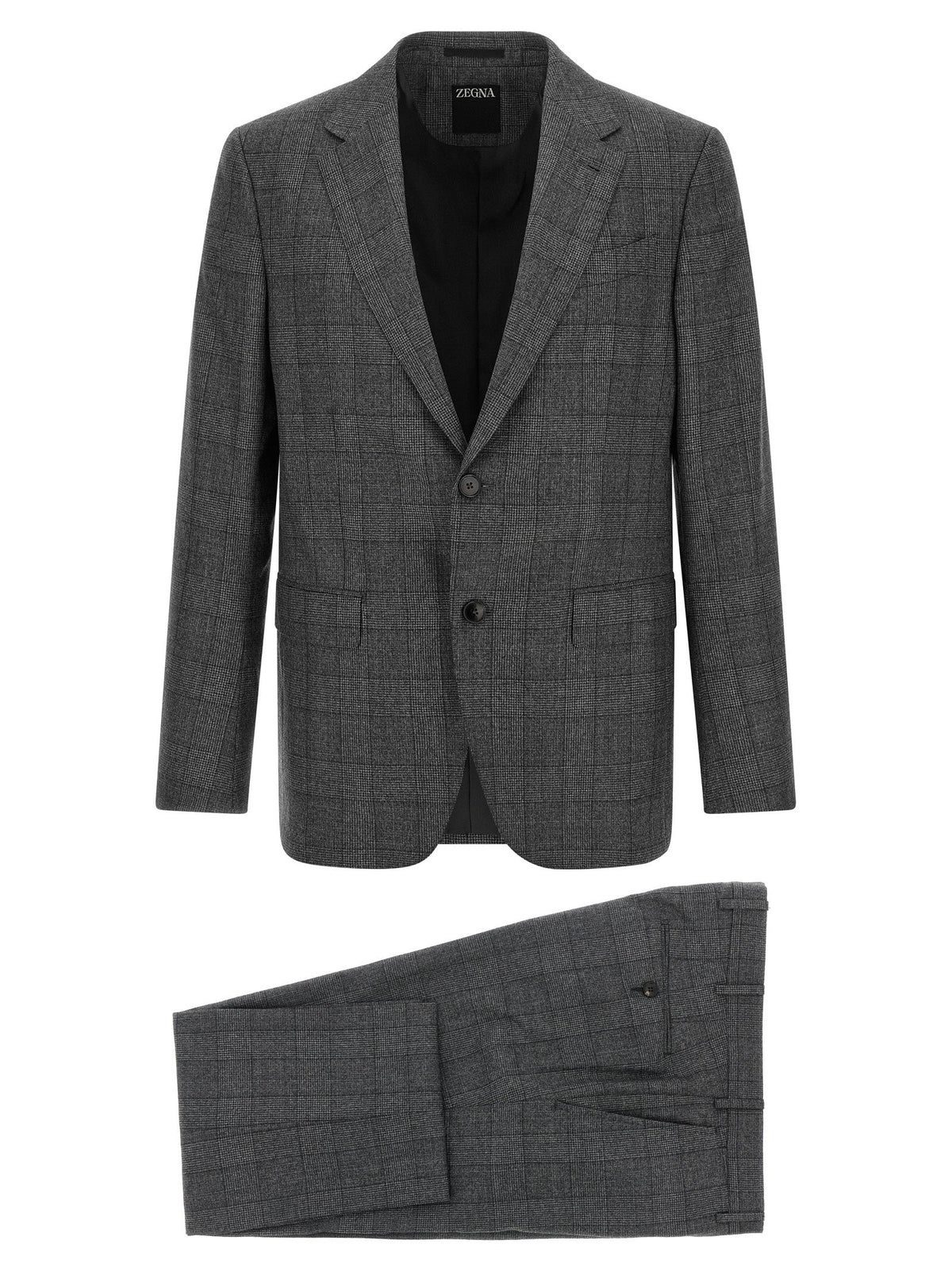 Grauer Woll-Zweiteiler ZEGNA