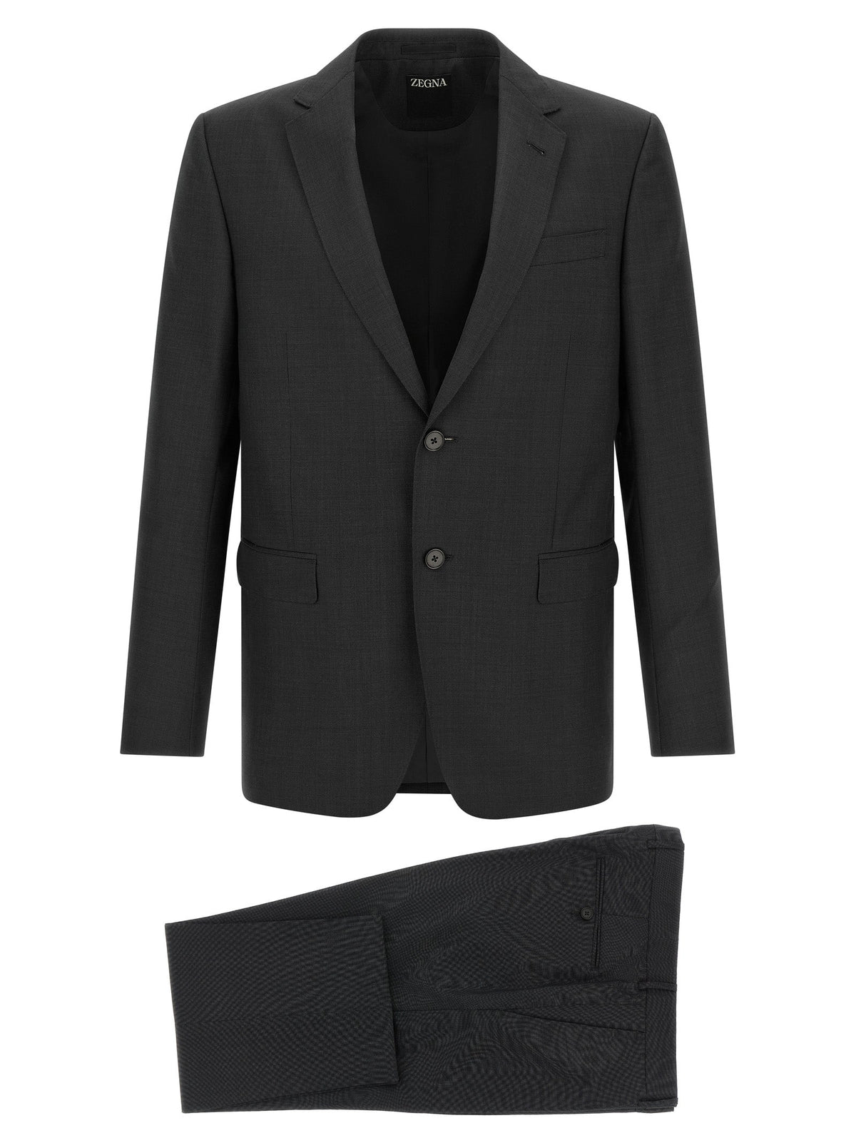 Grauer Woll-Zweiteiler ZEGNA