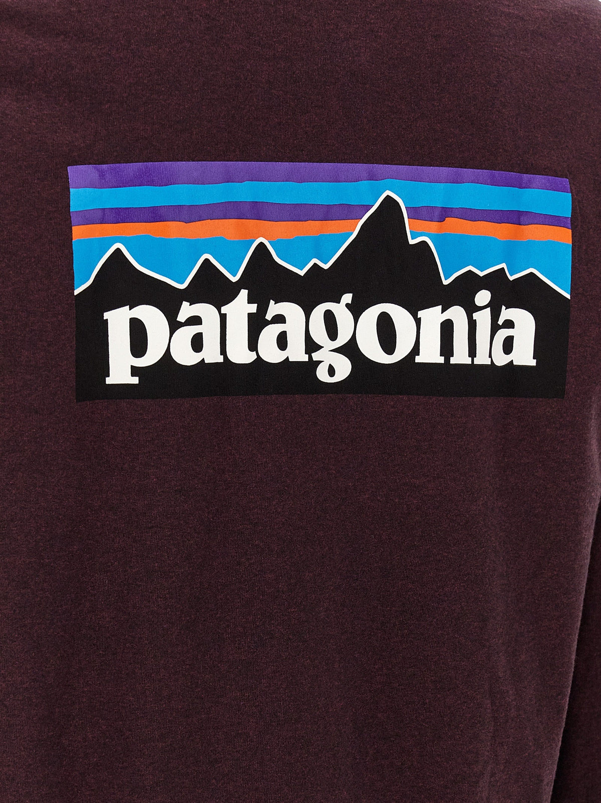 Bordeaux Baumwoll-T-Shirt PATAGONIA