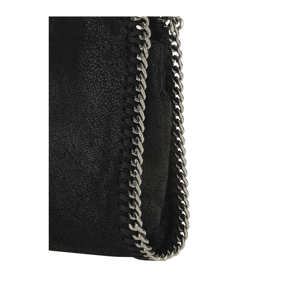 Schwarze Handtasche aus Polyester Stella McCartney