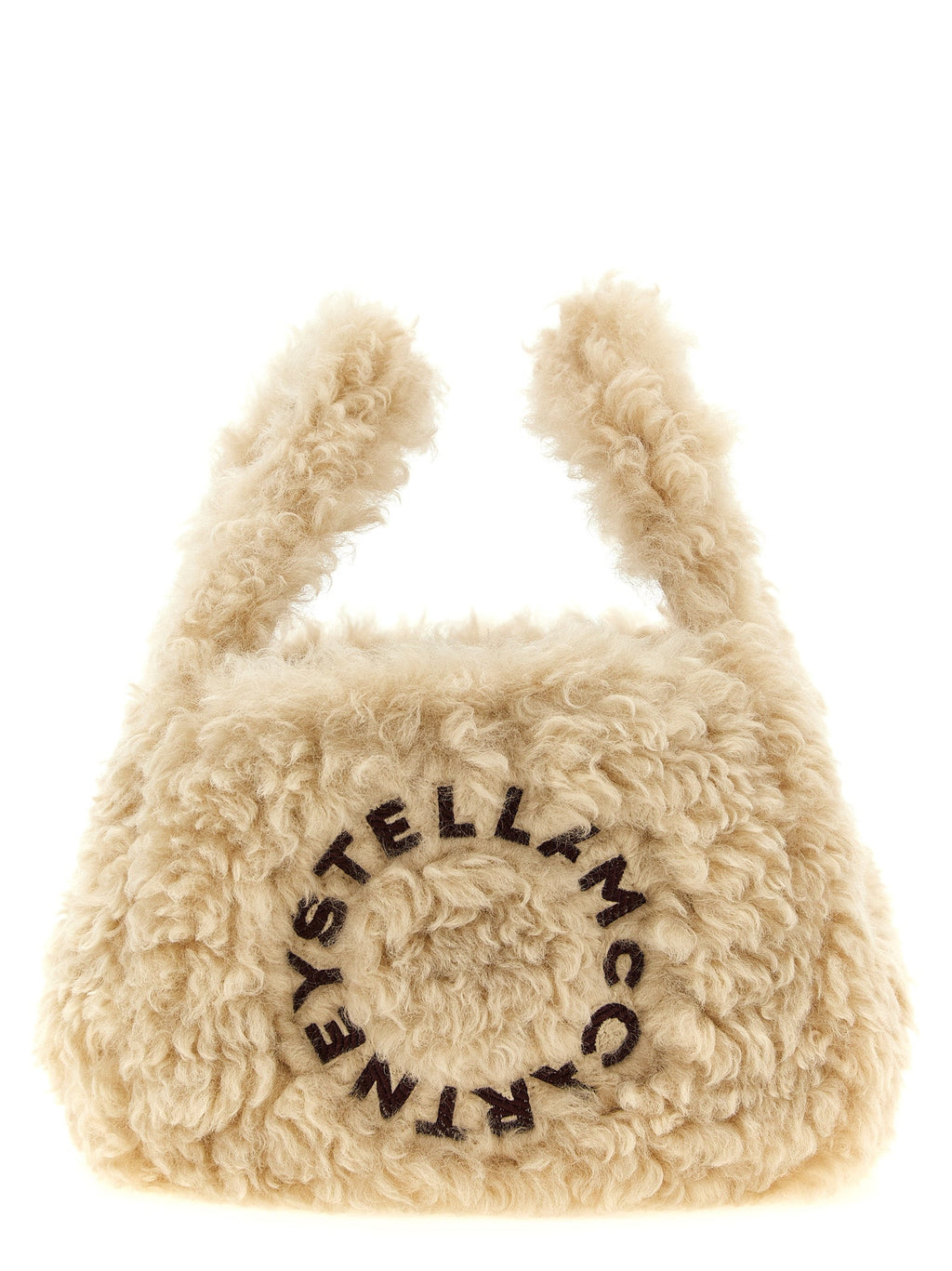 Beige Polyester Shoulder Bag Stella McCartney
