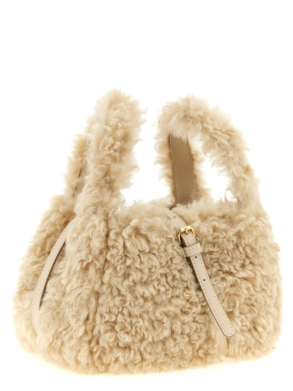 Beige Polyester Shoulder Bag Stella McCartney