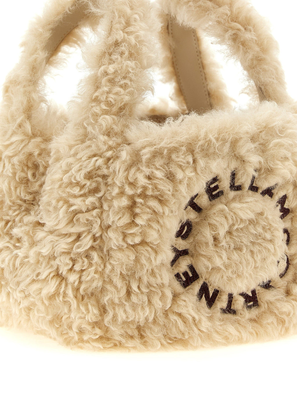 Beige Polyester Shoulder Bag Stella McCartney