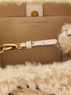 Beige Polyester Shoulder Bag Stella McCartney