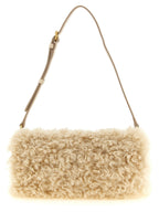 Beige Clutch aus Polyester Stella McCartney
