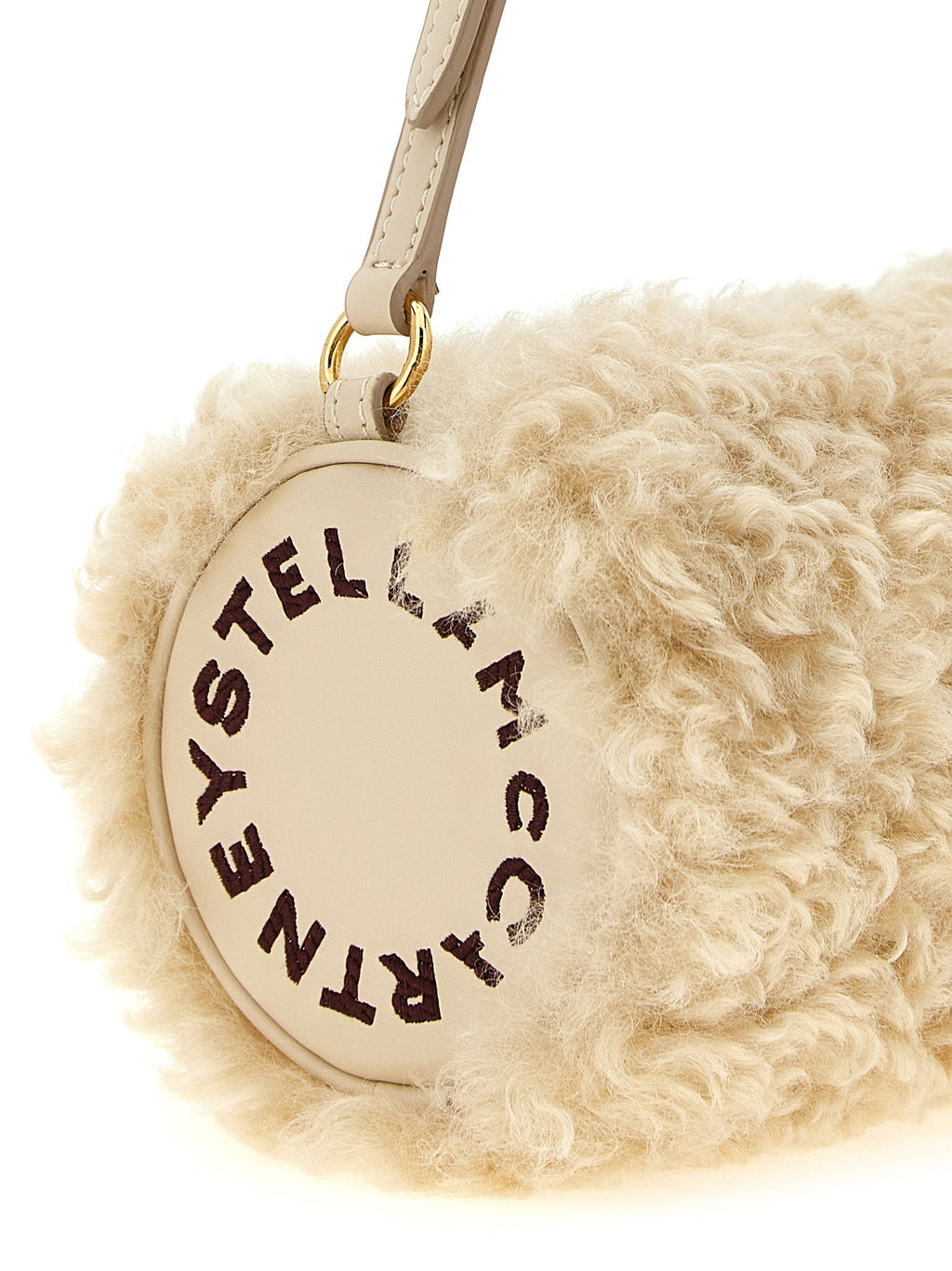 Beige Clutch aus Polyester Stella McCartney