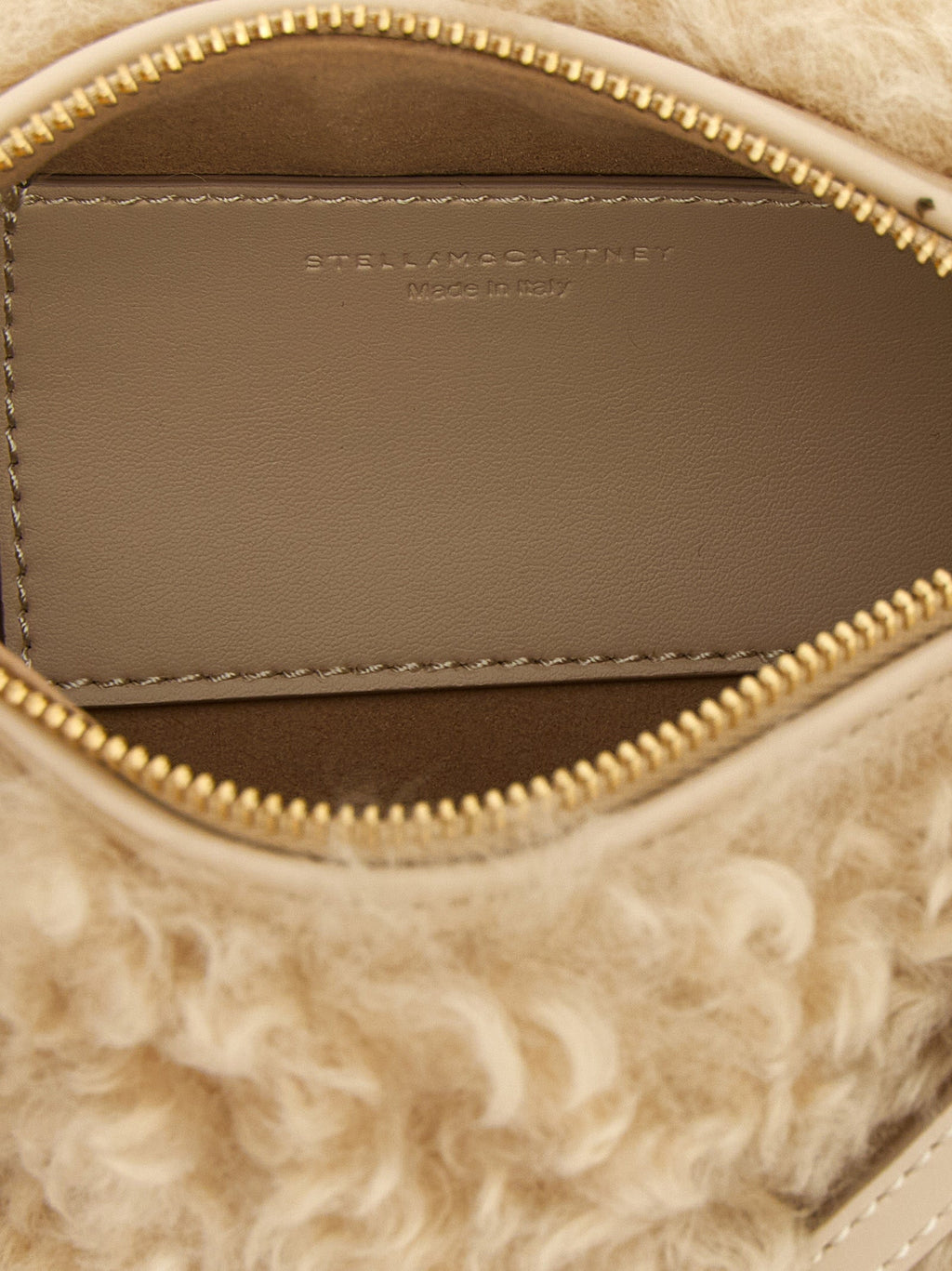 Beige Clutch aus Polyester Stella McCartney