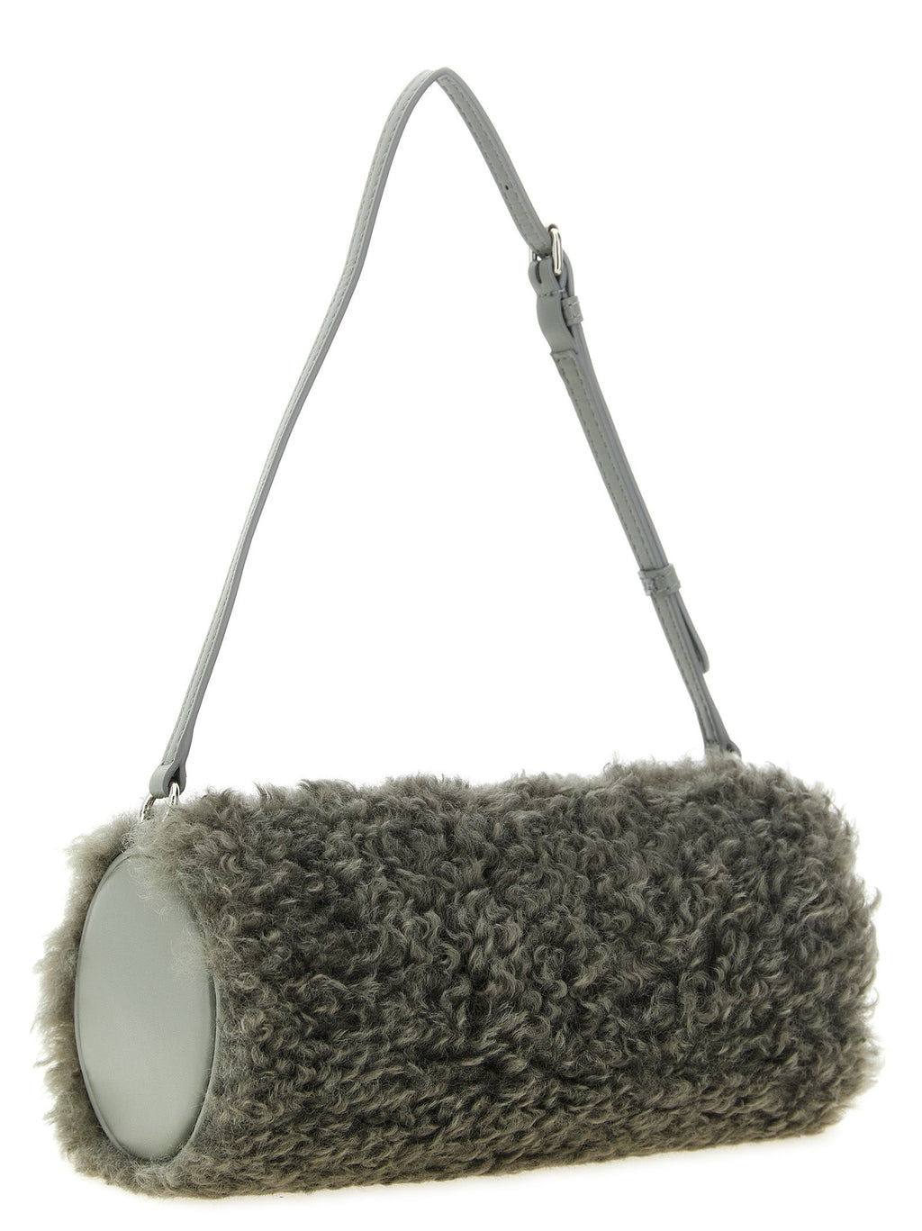 Graue Clutch aus Polyester Stella McCartney