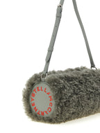 Graue Clutch aus Polyester Stella McCartney