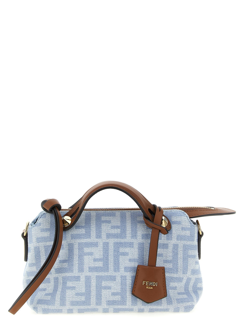 Blaue Baumwoll-Handtasche Fendi
