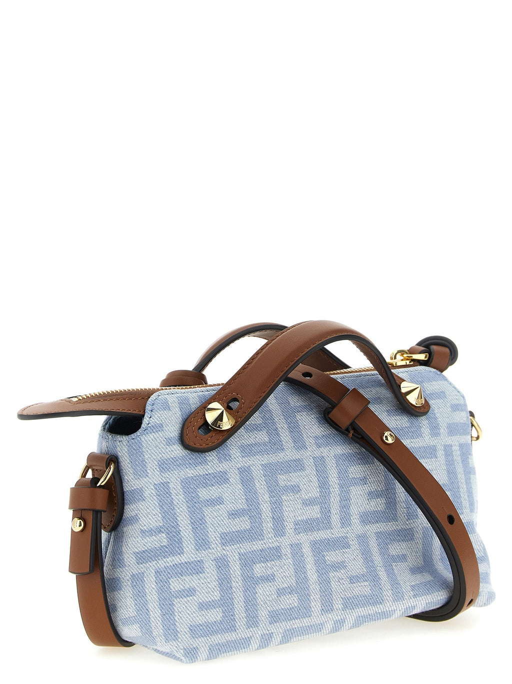 Blaue Baumwoll-Handtasche Fendi
