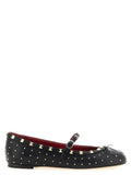 Schwarze Ballerinas aus Lammleder Valentino Garavani