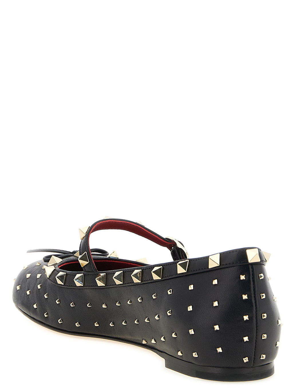 Schwarze Ballerinas aus Lammleder Valentino Garavani