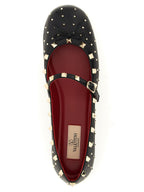 Schwarze Ballerinas aus Lammleder Valentino Garavani