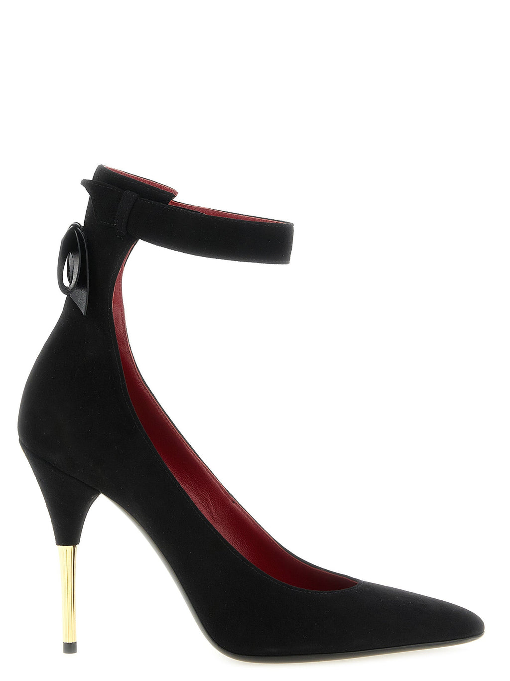Schwarze Pumps aus Ziegenleder mit hohem Absatz Valentino Garavani