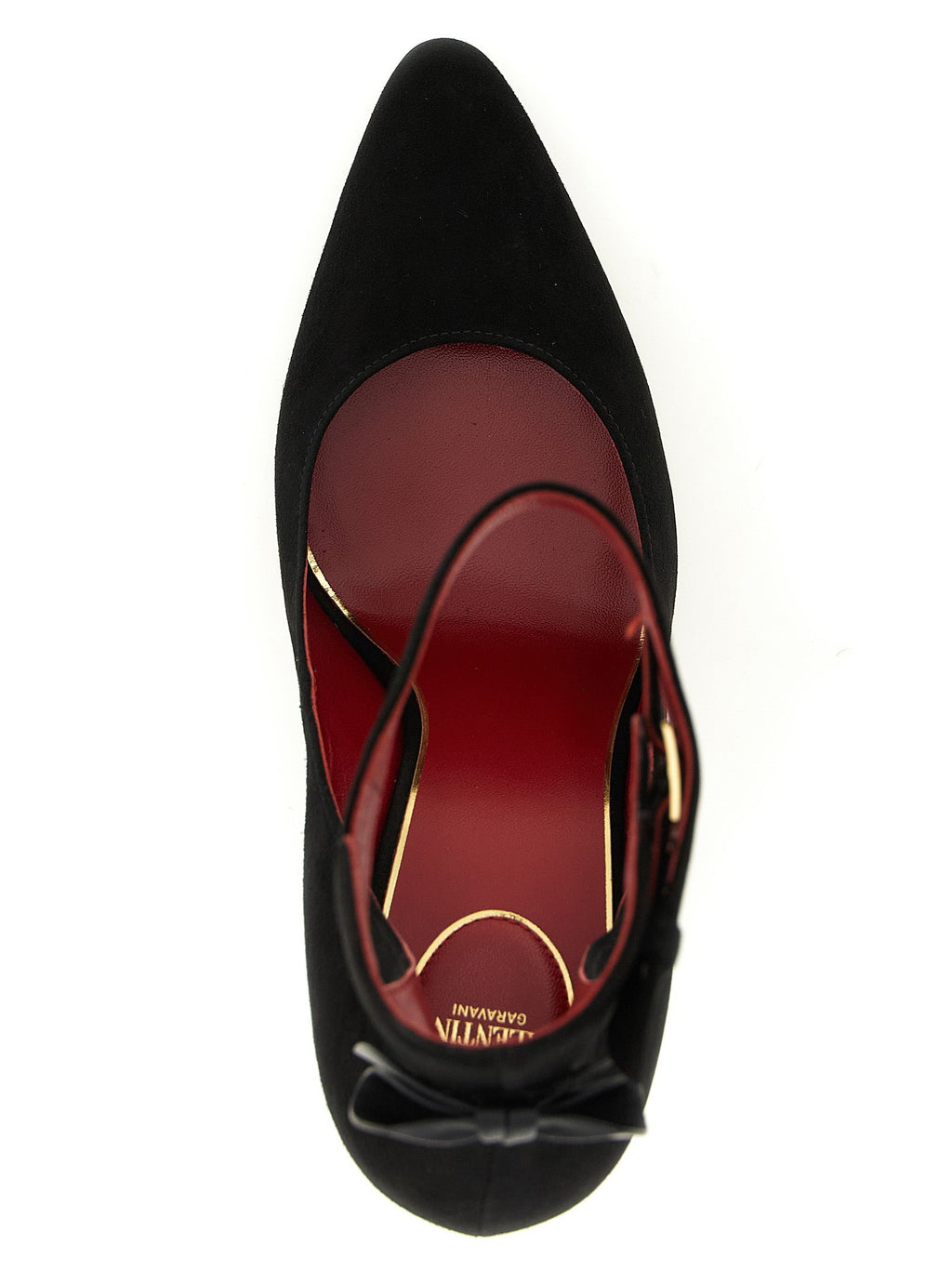Schwarze Pumps aus Ziegenleder mit hohem Absatz Valentino Garavani
