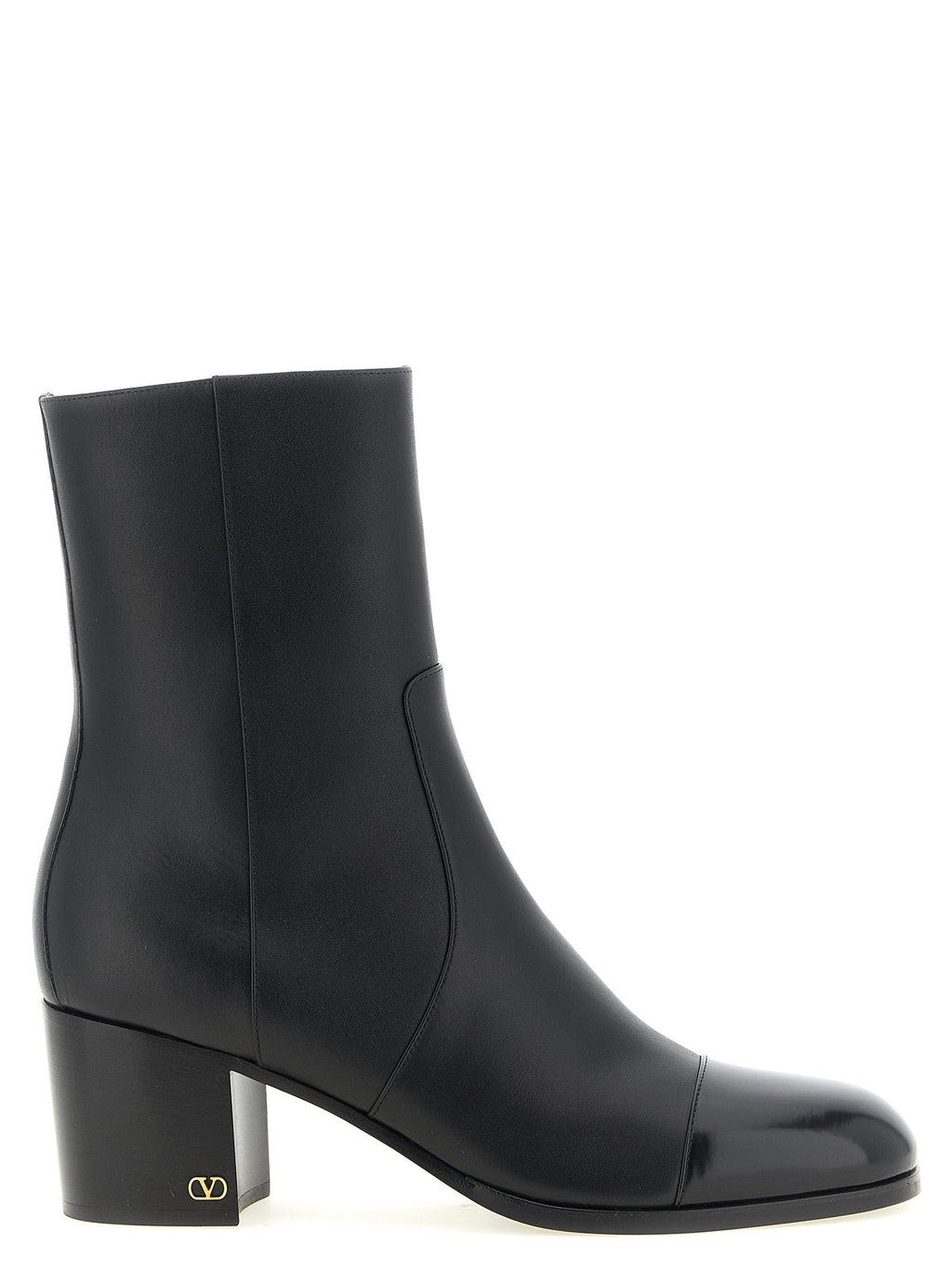 Schwarze Stiefeletten aus Kalbsleder Valentino Garavani
