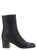 Schwarze Stiefeletten aus Kalbsleder Valentino Garavani