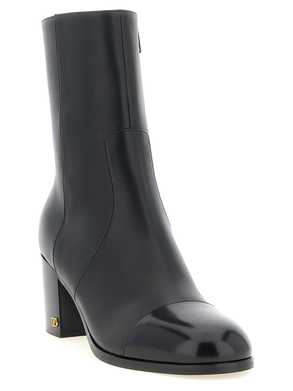 Schwarze Stiefeletten aus Kalbsleder Valentino Garavani