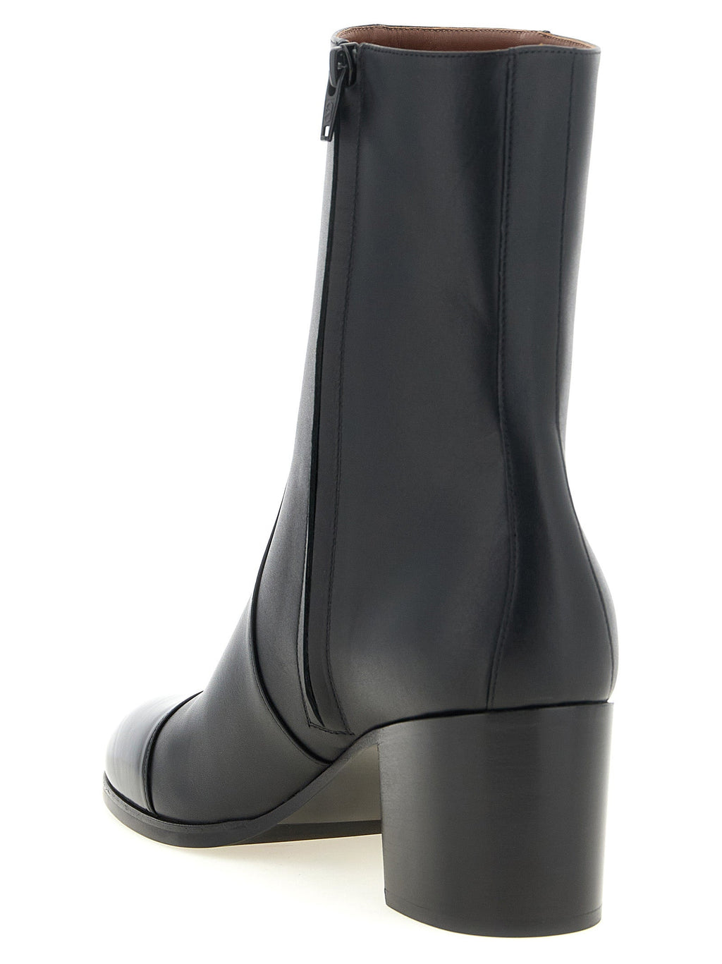 Schwarze Stiefeletten aus Kalbsleder Valentino Garavani