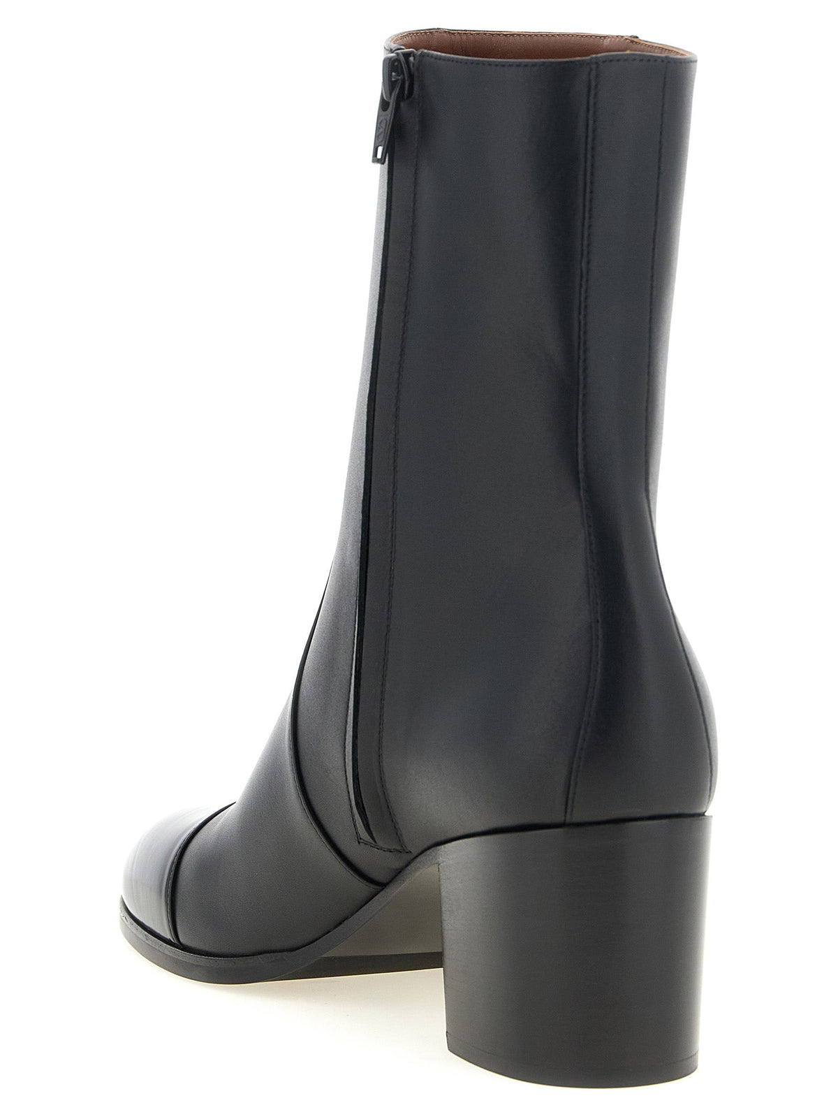 Schwarze Stiefeletten aus Kalbsleder Valentino Garavani