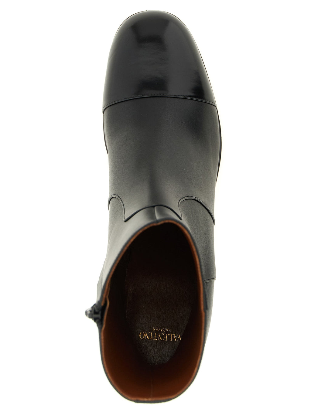 Schwarze Stiefeletten aus Kalbsleder Valentino Garavani