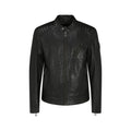 Schwarze Lammlederjacke Ovis Aries Belstaff