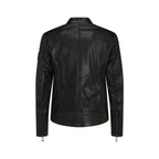 Schwarze Lammlederjacke Ovis Aries Belstaff