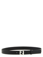 Schwarzer Kalbsleder Gürtel Regular Fendi