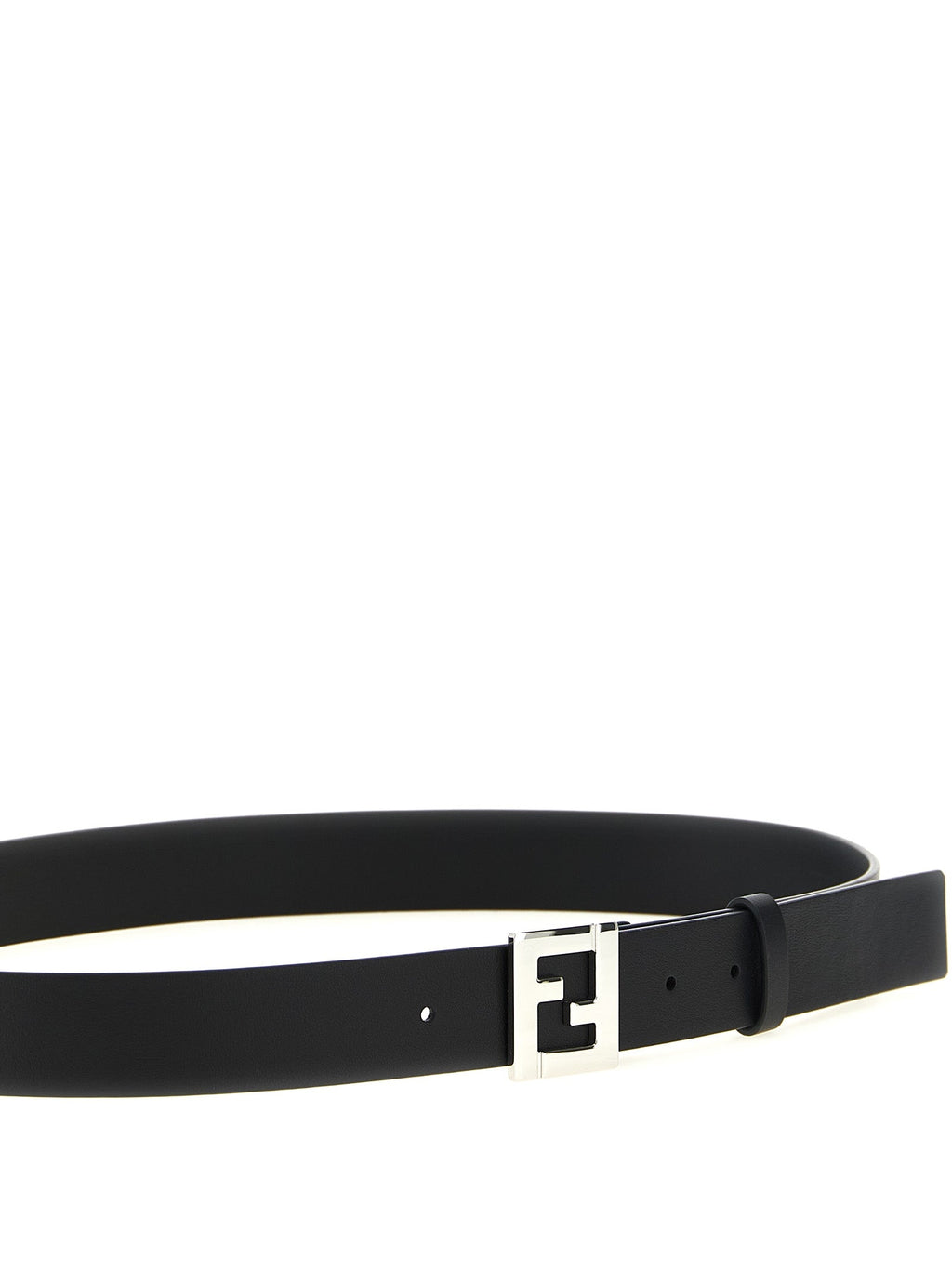 Schwarzer Kalbsleder Gürtel Regular Fendi