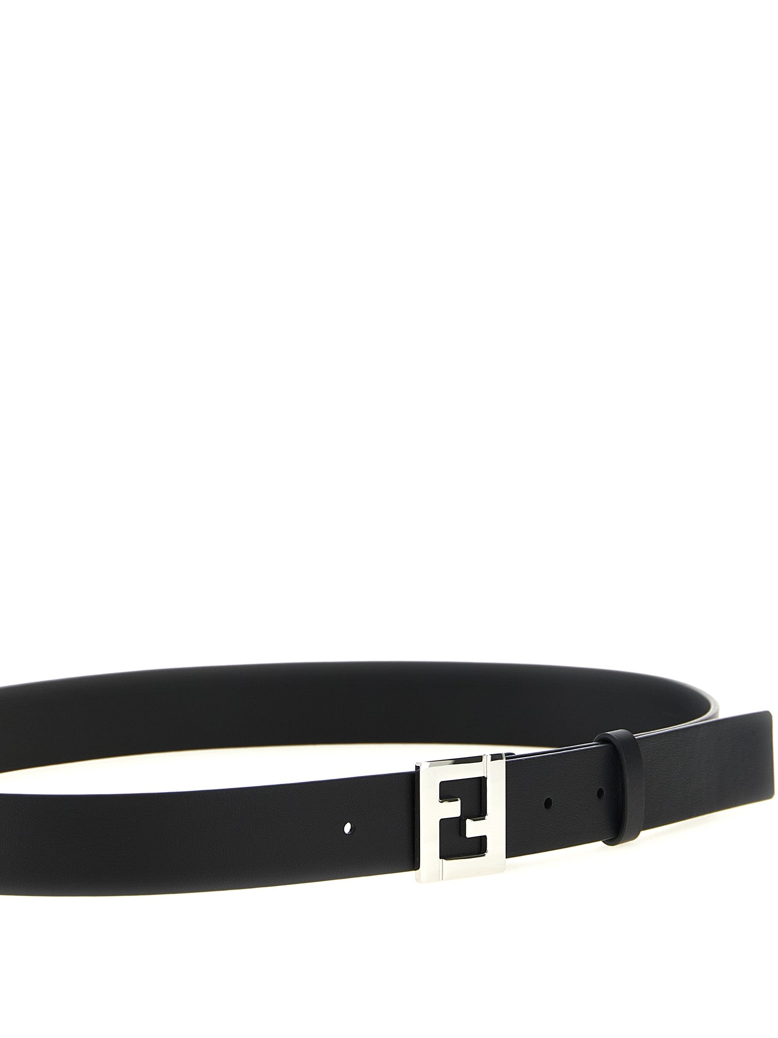 Schwarzer Kalbsleder Gürtel Regular Fendi
