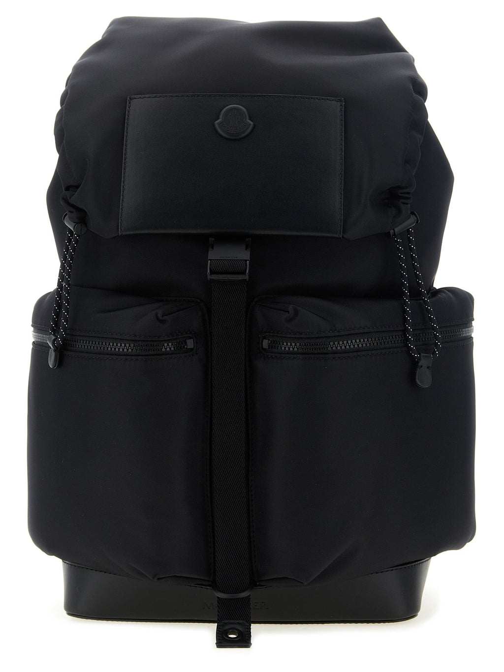 Schwarzer Polyamid-Rucksack Moncler