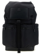 Schwarzer Polyamid-Rucksack Moncler