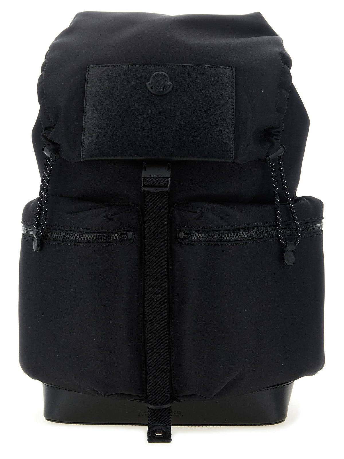 Schwarzer Polyamid-Rucksack Moncler