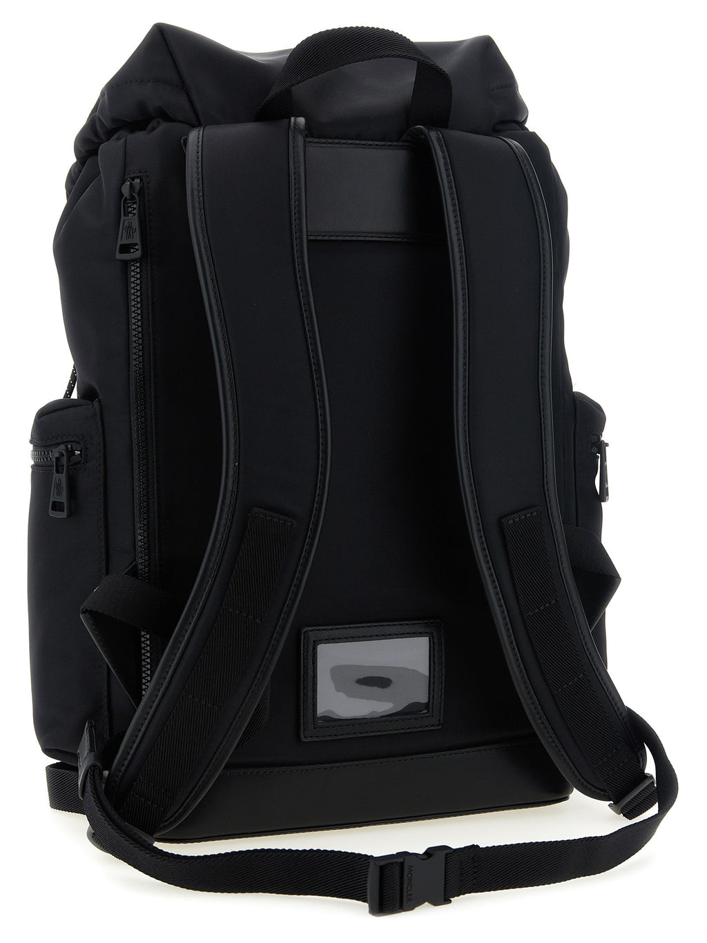 Schwarzer Polyamid-Rucksack Moncler
