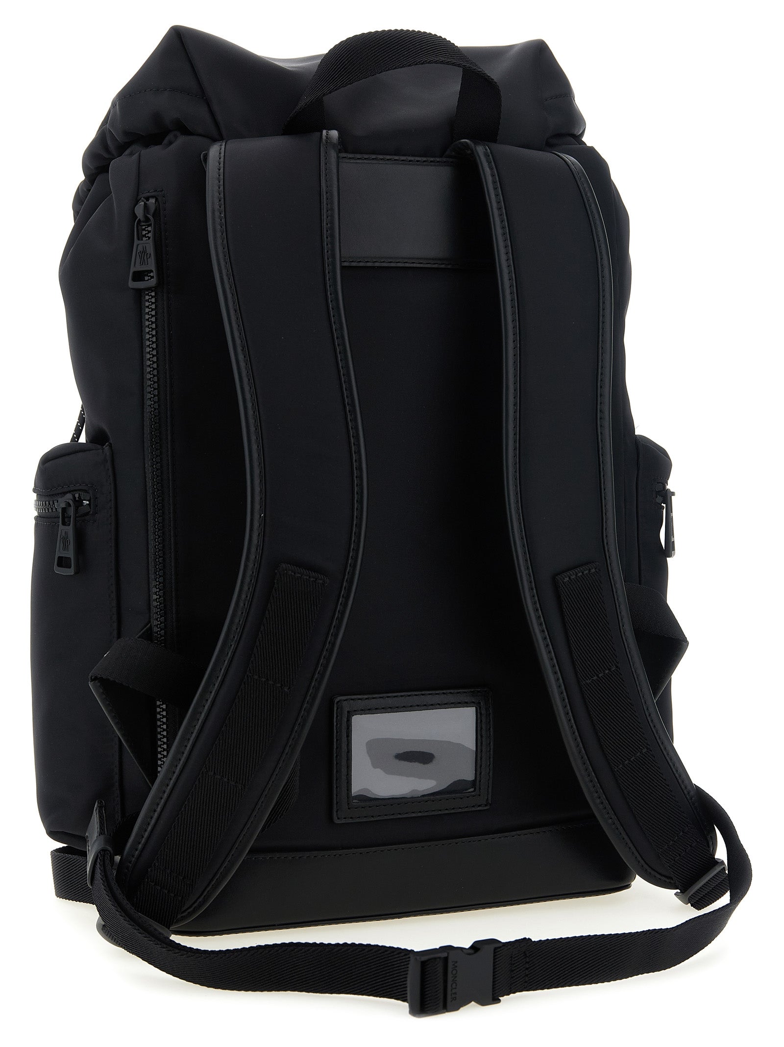 Schwarzer Polyamid-Rucksack Moncler