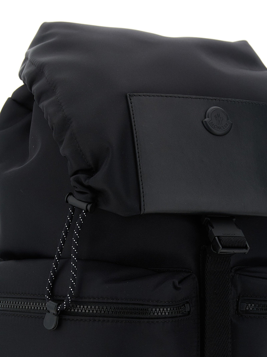 Schwarzer Polyamid-Rucksack Moncler