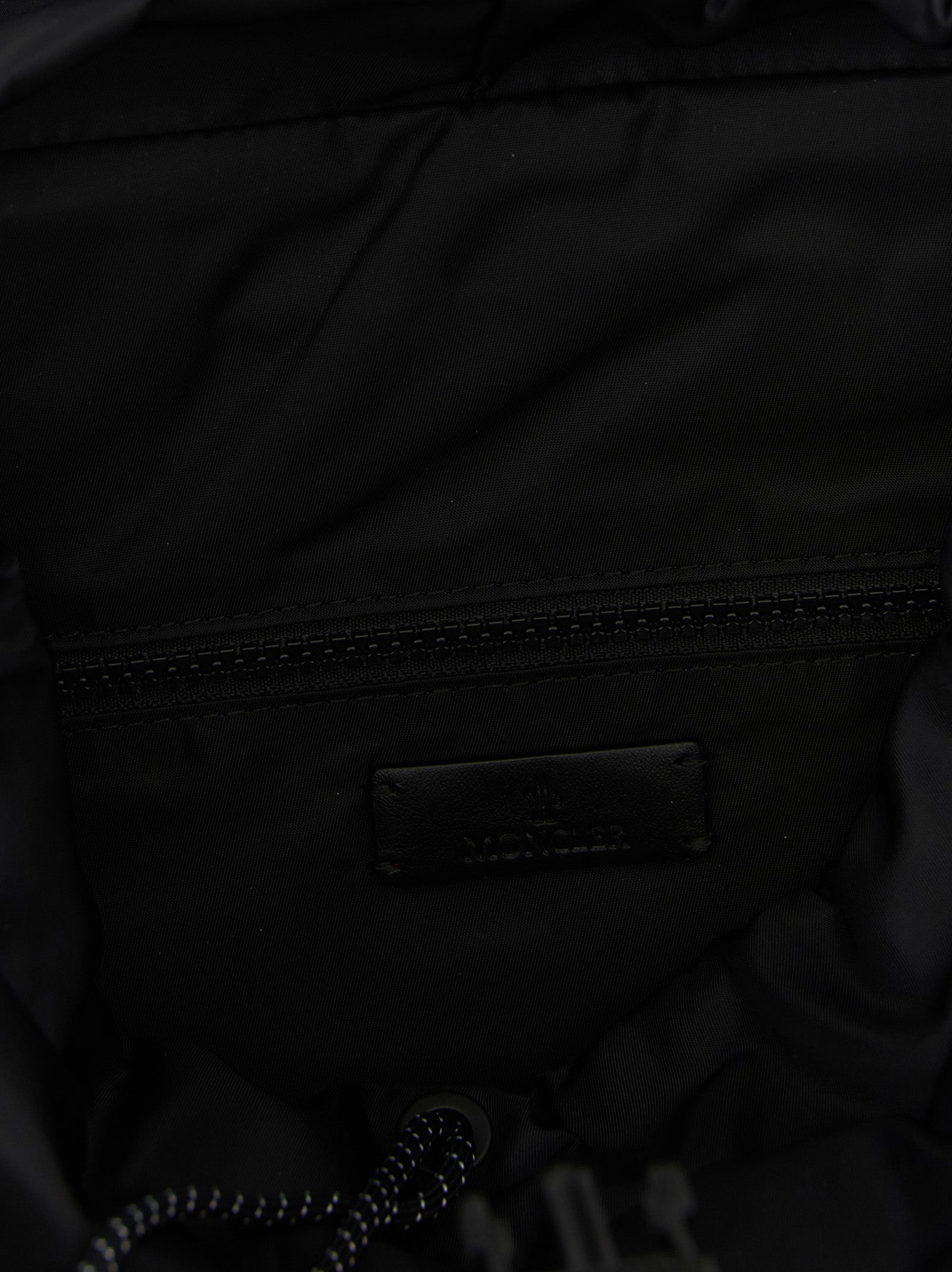 Schwarzer Polyamid-Rucksack Moncler