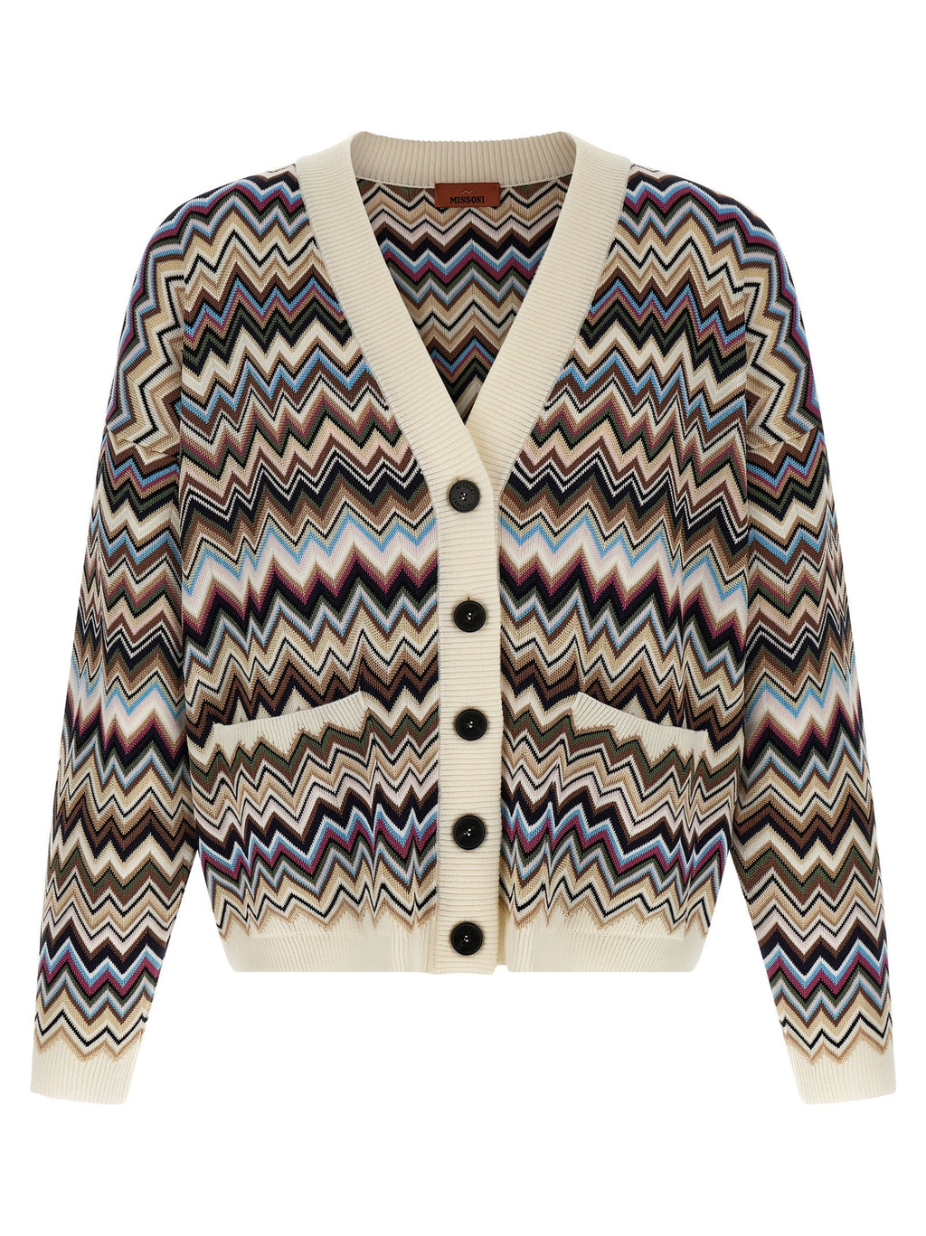 Mehrfarbige Strickjacke aus Viskose Missoni