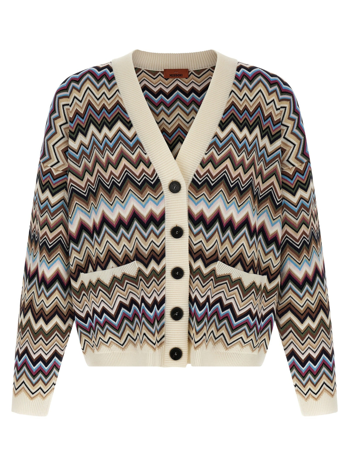 Mehrfarbige Strickjacke aus Viskose Missoni