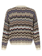 Mehrfarbige Strickjacke aus Viskose Missoni